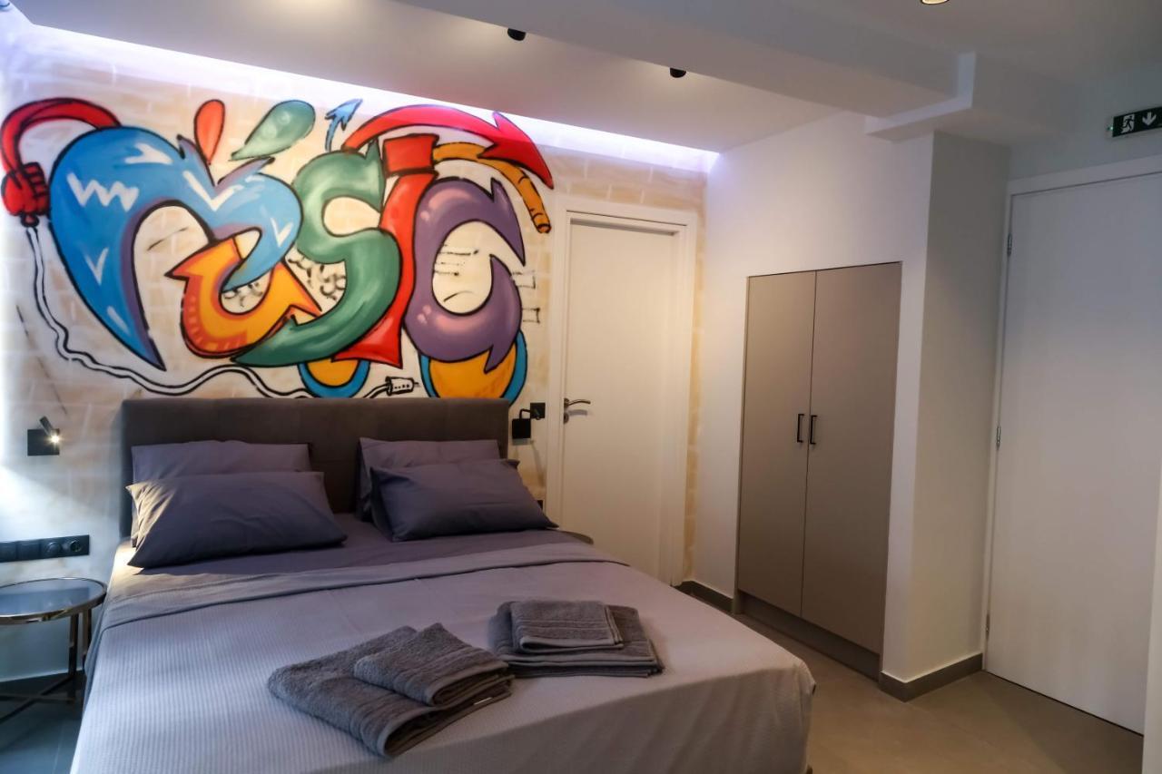Triple A - Graffiti Homage In Psirri Square - Free Parking! Apartment Athens Luaran gambar