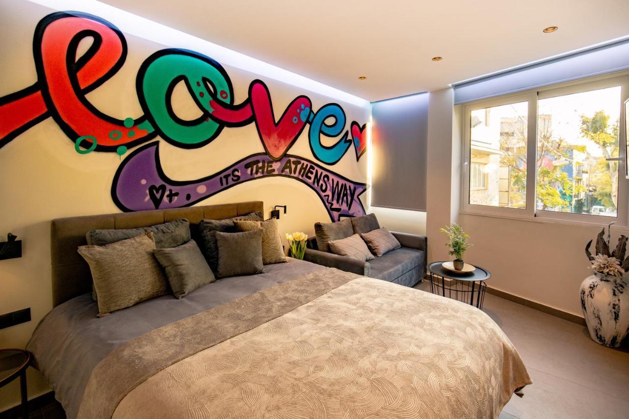 Triple A - Graffiti Homage In Psirri Square - Free Parking! Apartment Athens Luaran gambar